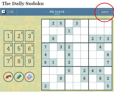 washington post daily sudoku