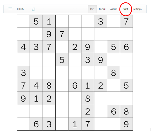 How to print Sudoku – The Washington Post